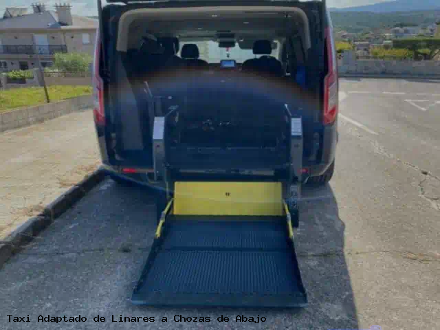 Taxi accesible de Chozas de Abajo a Linares